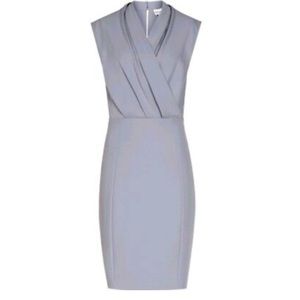 Reiss Portland shift dress, size 8, slate blue/gray.